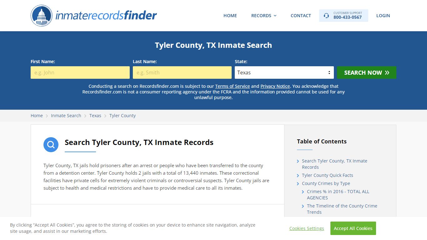 Tyler County, TX Inmate Search - RecordsFinder